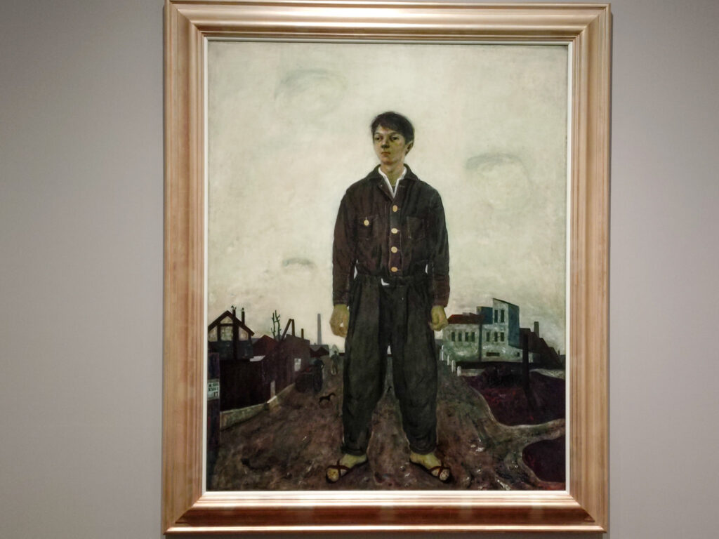 松本竣介「立てる像」